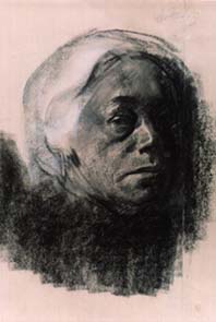 K�the Kollwitz: Selbstportrait (c) VG Bild-Kunst