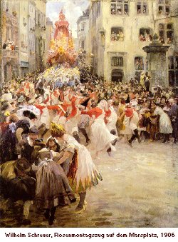 Wilhelm Scheurer, Rosenmontagszug, 1906