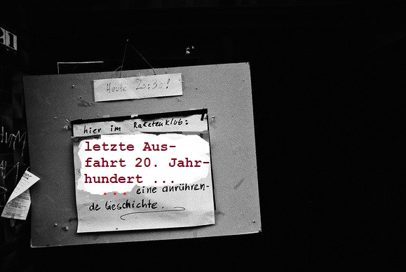 letzte Ausfahrt 20. Jahrhundert ... eine anrührende Geschichte