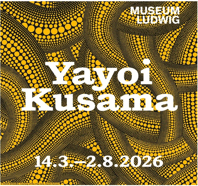 Yayoi Kusama
14. März – 2. August 2026
Museum Ludwig
